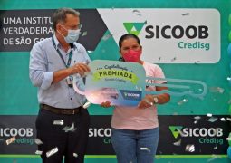 Sicoob Credisg realiza entrega de prêmios da Campanha Capitalização Premiada em São Gotardo