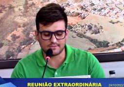 Vídeo: 17ª Reunião Extraordinária de 2022 da Câmara Municipal de São Gotardo