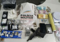 PM: homem é preso portando drogas ilícitas em veículo adulterado