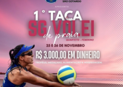 Pé na areia: acontece nesse final de semana a 1º Taça de Praia feminina em São Gotardo