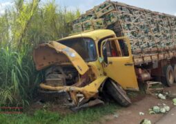 Grave acidente deixa vítima fatal na BR-354, próximo a Guarda dos Ferreiros