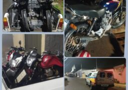 Direção Perigosa de veículo (motocicleta) e perturbação do sossego: Seis motocicletas são apreendidas em São Gotardo