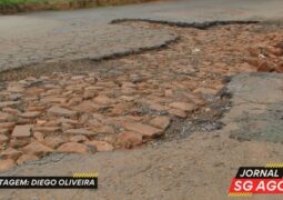 Buracos em São Gotardo: Após chuvas, velho problema aparece no município São-Gotardense