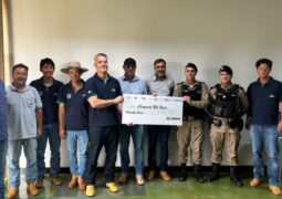 Polícia Militar de São Gotardo recebe doação destinada a compra de uma nova viatura policial