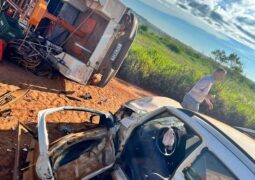 Grave acidente é registrado em estrada rural que liga os municípios de São Gotardo e Rio Paranaíba