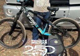 Andarilho furta bicicleta em São Gotardo, mas é localizado pela Polícia na BR-354