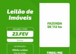 LEILÃO SICREDI: Venda direta de uma gleba de terras da Fazenda Aroeira e Santa Marta, em Tiros-MG