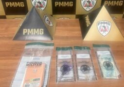 Operação da PM contra o tráfico termina com dois presos e três adolescentes apreendidos em São Gotardo; um dos menores havia sido detido pelo mesmo crime dois dias antes