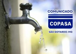 Manutenção da Copasa pode causar intermitência no abastecimento de água em São Gotardo nesta quarta-feira, 06 de Maio